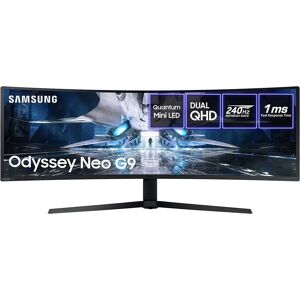 SAMSUNG Odyssey 49" QHD Curved Monitor, 240Hz, 1ms, HDMI, DP