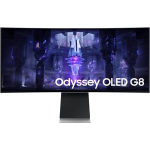 SAMSUNG Odyssey G8 Curved Gaming Monitor 34 Inch UWQHD OLED 175Hz FreeSync S34BG850SU