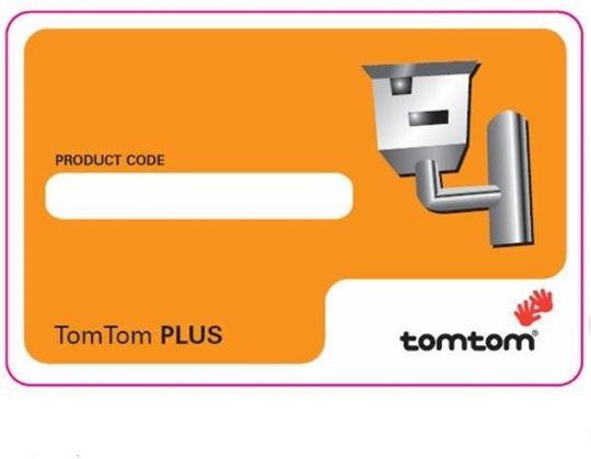 TomTom Safety Camera Scrath Card