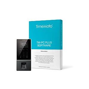 Set: TimeMoto Zeiterfassung TM-626 Komplettpaket + Erweiterungssoftware TimeMoto PC-Software Plus