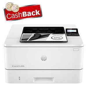 AKTION: HP LaserJet Pro 4002dn Laserdrucker weiß, HP Instant Ink-fähig mit CashBack