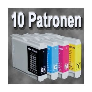 REAL 10er-Set D&C Patronen für Ihren Brother MFC-235C Drucker