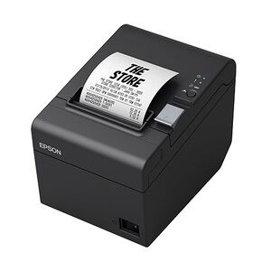 Epson TM-T20III - Bon-Thermodrucker mit Abschneider, 80mm, Druckgeschwindigkeit 250mm/Sek., USB + RS232, schwarz