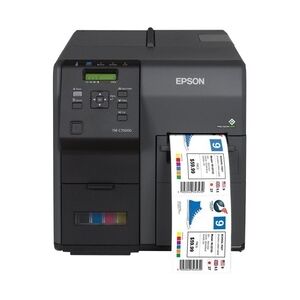 Epson ColorWorks TM- C7500G Etikettendrucker Farbe - Tintenstrahl - 112 mm (Breite) - 600 x 1200 dpi - bis zu 300 mm/Sek. - USB 2.0 - Gigabit LAN