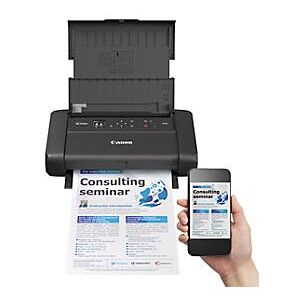 Tintenstrahldrucker Canon PIXMA TR150, mobil, bis A4, WLAN/USB-Print, s/w & Farbe