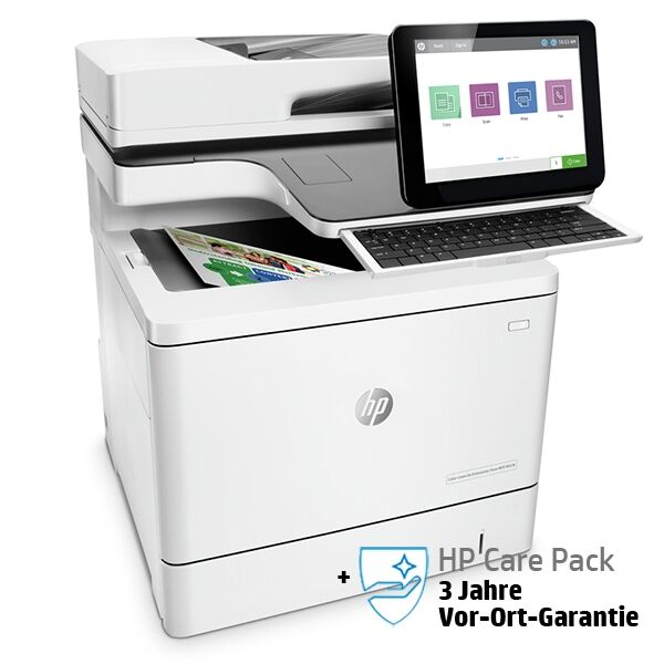 HP Color LaserJet Enterprise Flow MFP M578c mit 3 Jahren Vor-Ort-Garantie