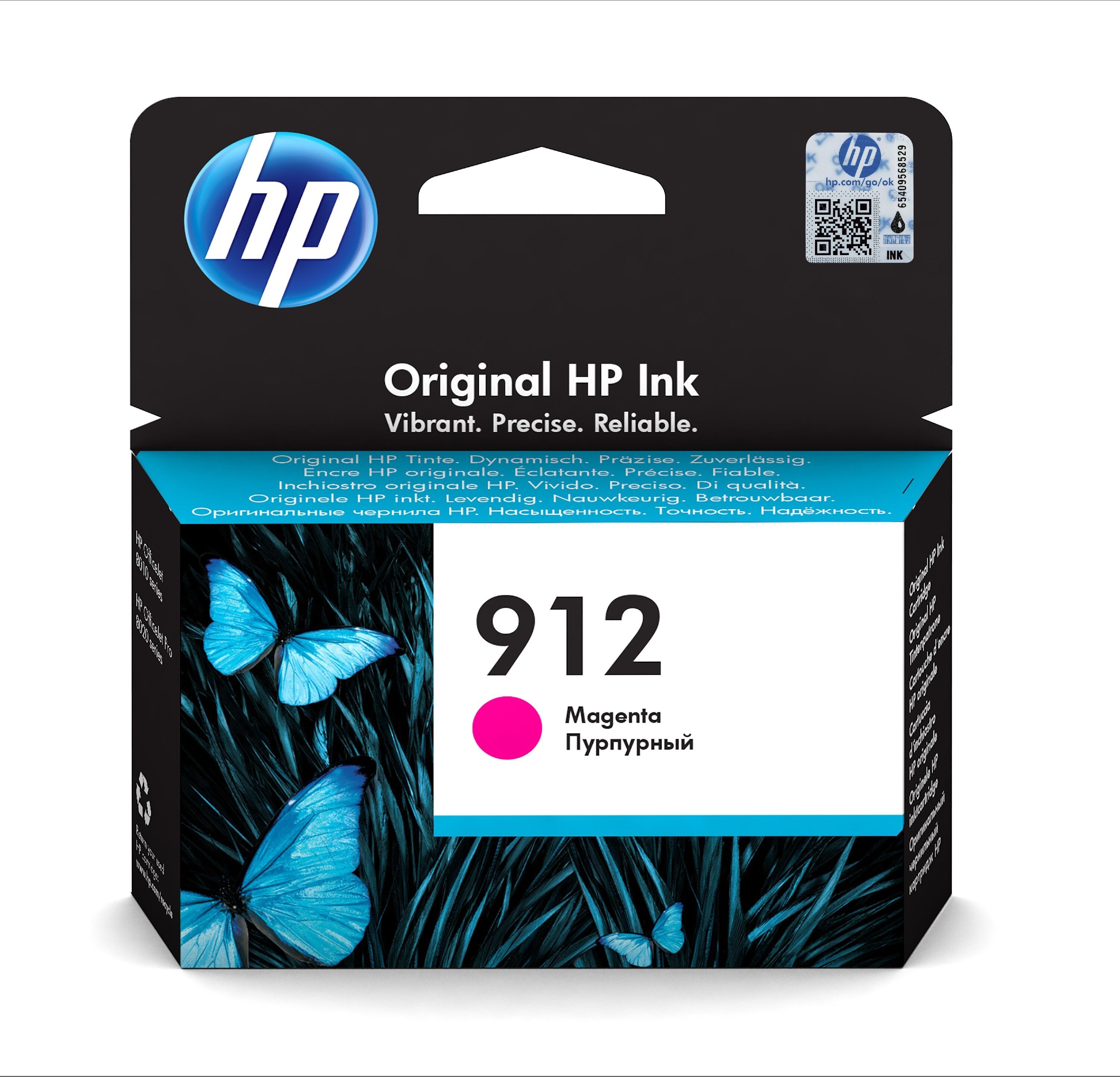 HP Original HP OfficeJet Pro 8024 (3YL78AE / 912) Druckerpatrone Magenta