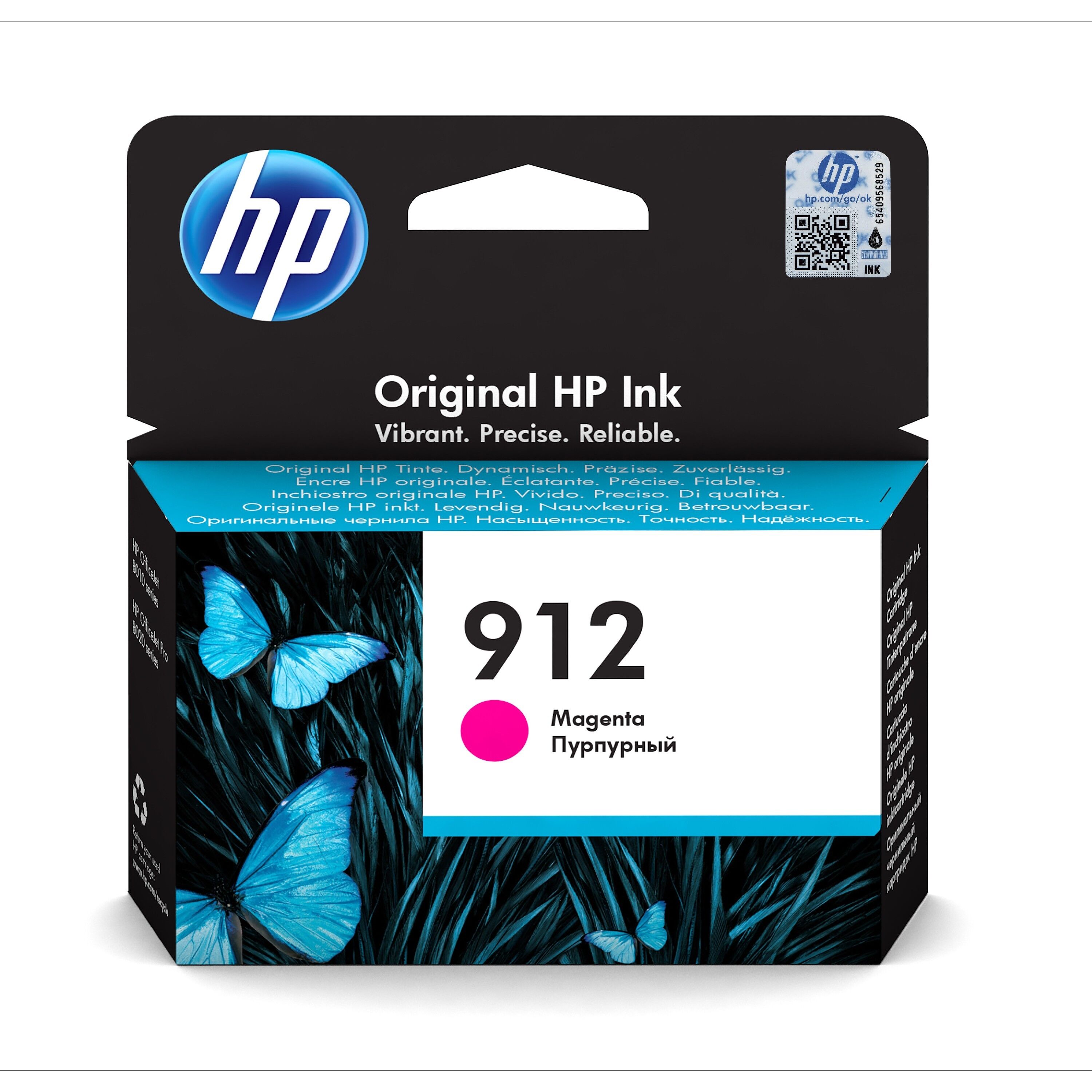 HP Original HP OfficeJet Pro 8010 (3YL78AE / 912) Druckerpatrone Magenta