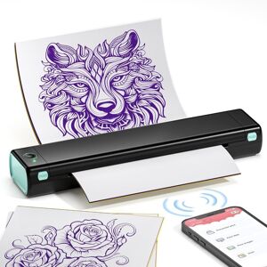 BayOne Termisk Bluetooth -printer til tatoveringsstencils tatoveringsstencilprinter