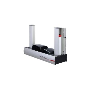 Evolis Quantum 2 Standard - Plastikkortprinter - farve - Duplex - blæksubliminering/termisk transfer - CR-80 Card (85.6 x 54 mm) - 300 dpi - op til 1000 kort/time (mono) / op til 150 kort/time (farve) - kapacitet: 500 kort - LAN, USB 3.0 - sort, sølv