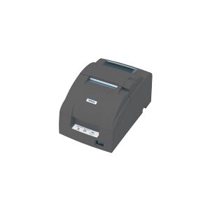 Epson TM U220B - Kvitteringsprinter - farve - dot-matrix - Rulle (7,6 cm) - 9 pin op til 6 linier/sek. (farve) - kapacitet: 1 rulle - seriel - skærer - mørkegrå