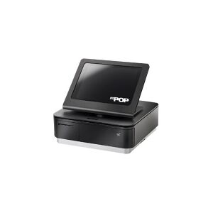 Star Micronics Star mPOP - Kvitteringsprinter - termopapir - Rulle (5,8 cm) - op til 100 mm/sek. - USB, USB vært, Bluetooth 2.1 - skærer - sort, sølv  (ekskl. håndscanner og tablet)