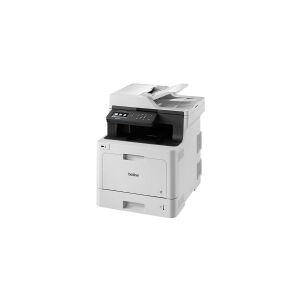 Brother DCP-L8410CDW - Multifunktionsprinter - farve - laser - A4/Legal (medie) - op til 31 spm (udskriver) - 300 ark - USB 2.0, Gigabit LAN, Wi-Fi(n), USB vært - med Brother PRINT AirBag for 200000 pages