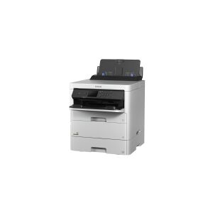 Epson WorkForce Pro WF-C529RDTW - Printer - farve - Duplex - blækprinter - A4/Legal - 4800 x 1200 dpi - op til 24 spm (mono) / op til 24 spm (farve) - kapacitet: 830 ark - USB 2.0, Gigabit LAN, Bluetooth, Wi-Fi(n), USB 2.0 vært