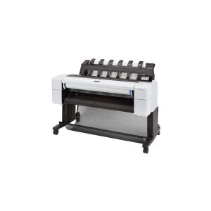 HP DesignJet T1600 - 36 stor-format printer - farve - blækprinter - Rulle (91,4 cm x 91,4 m), 914 x 1219 mm - 2400 x 1200 dpi - op til 0.32 min./side (mono) / op til 0.32 min./side (farve) - kapacitet: 1 rulle - Gigabit LAN - skærer