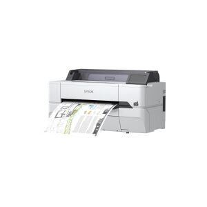 Epson SureColor SC-T3405N - No Stand - 24 stor-format printer - farve - blækprinter - Rulle A1 (61,0 cm) - 2400 x 1200 dpi - Gigabit LAN, Wi-Fi(n), USB vært, USB 3.0 - skærer