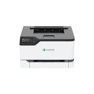 Lexmark C3426dw - Printer - farve - Duplex - laser - A4/Legal - 600 x 600 dpi - op til 26 spm (mono) / op til 26 spm (farve) - kapacitet: 250 ark - USB 2.0, Gigabit LAN, Wi-Fi(n)