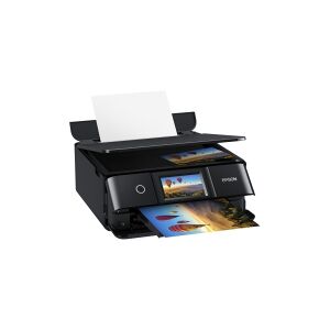 Epson Expression Photo XP-8700 - Multifunktionsprinter - farve - blækprinter - A4/Legal (medie) - op til 9.5 spm (udskriver) - 100 ark - USB, Wi-Fi - sort