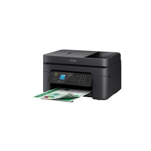 Epson WorkForce WF-2930DWF - Multifunktionsprinter - farve - blækprinter - 216 x 297 mm (original) - A4/Letter (medie) - op til 10 spm (udskriver) - 100 ark - 33.6 Kbps - USB 2.0, Wi-Fi(n)