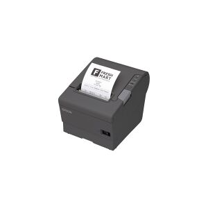 Epson TM T88V - Kvitteringsprinter - termisk - rulle (8 cm) - op til 300 mm/sek. - USB, RS232/seriel - mørkegrå