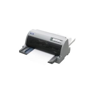 Epson LQ 690 - Printer - S/H - dot-matrix - 12 cpi - 24 pin - op til 529 tegn/sek. - parallel, USB