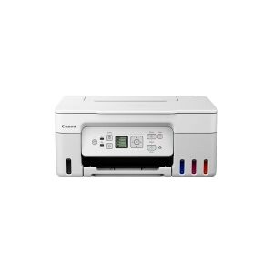 Canon PIXMA G3571 MegaTank - Multifunktionsprinter - farve - blækprinter - kan genopfyldes - Legal (216 x 356 mm)/A4 (210 x 297 mm) (original) - A4/Legal (medie) - op til 11 ipm (udskriver) - 100 ark - USB 2.0, Wi-Fi(ac) - hvid