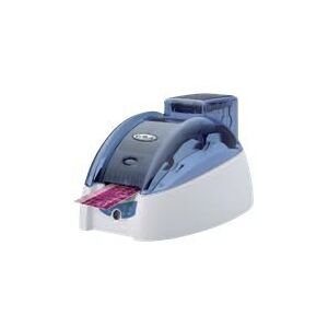 Evolis Tattoo RW - Plastikkortprinter - S/H - direkte termisk - CR-80 Card (85.6 x 54 mm) - 300 dpi - kapacitet: 100 kort - USB, LAN - brilliant blå