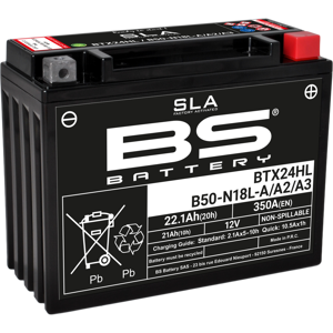 BS Battery Fabriksaktiveret vedligeholdelsesfrit SLA-batteri - BTX24HL/B50-N18L-A/A2/A3