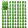 Mini Frogs 100 Pack, Mini Frog Have Decor, Green Frog figurer, Mini Frogs Resin figurer, Mini Frogs figurer