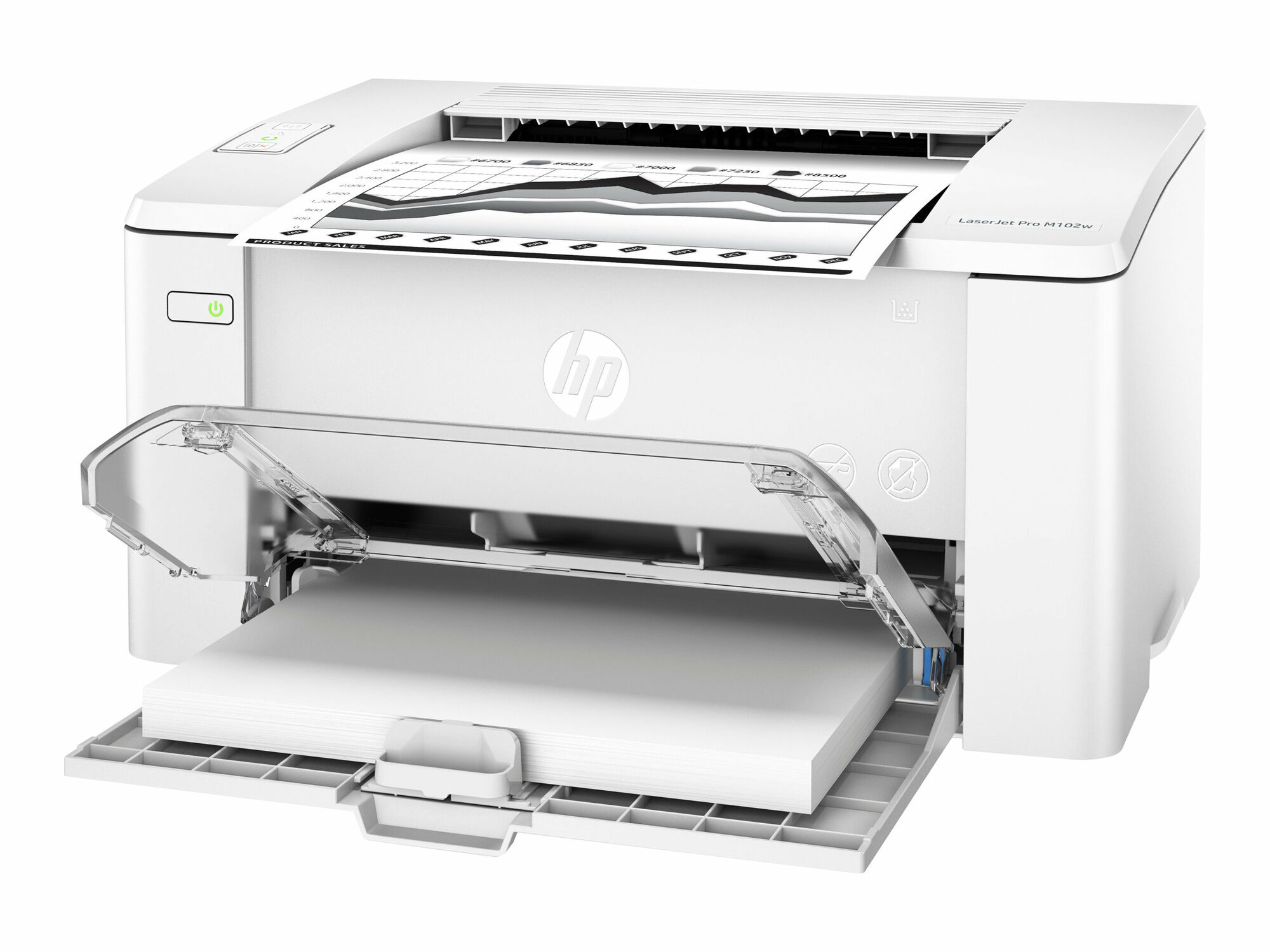 HP Laserjet Pro M102w Sort/hvid Laserprinter Med Wifi