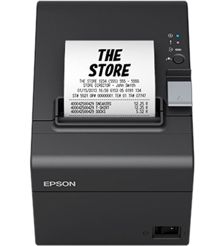 Epson im7336148 impresora tm-t20iii tickets usb y rs232 250mm/seg negro brillante a0028106