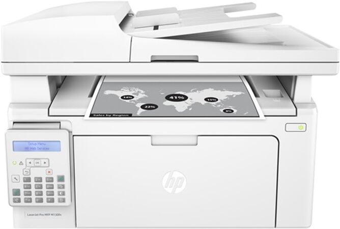 HP Impresora Multifunción Láser Mono HP LJ PRO M130FN A4 FX