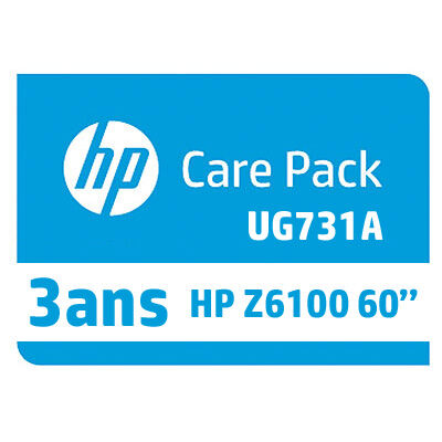 HP Extension garantie 3ans HP Z6100 60"