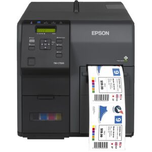 Epson Stampante per etichette/CD  ColorWorks C7500 stampante etichette (CD) Ad inchiostro 600 x 1200 DPI Cablato [C31CD84012]