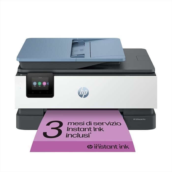 HP Officejet 8125e 3 Mesi Di Inchiostro Con +-blue