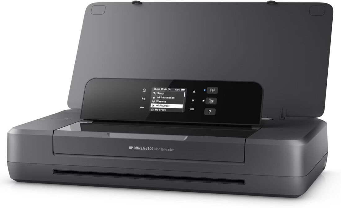 brHP Officejet 200 Stampante Poratile A Getto D'Inchiostro Nero e Colore Formato A4, Capacità 50 Fogli, USB e WIFI