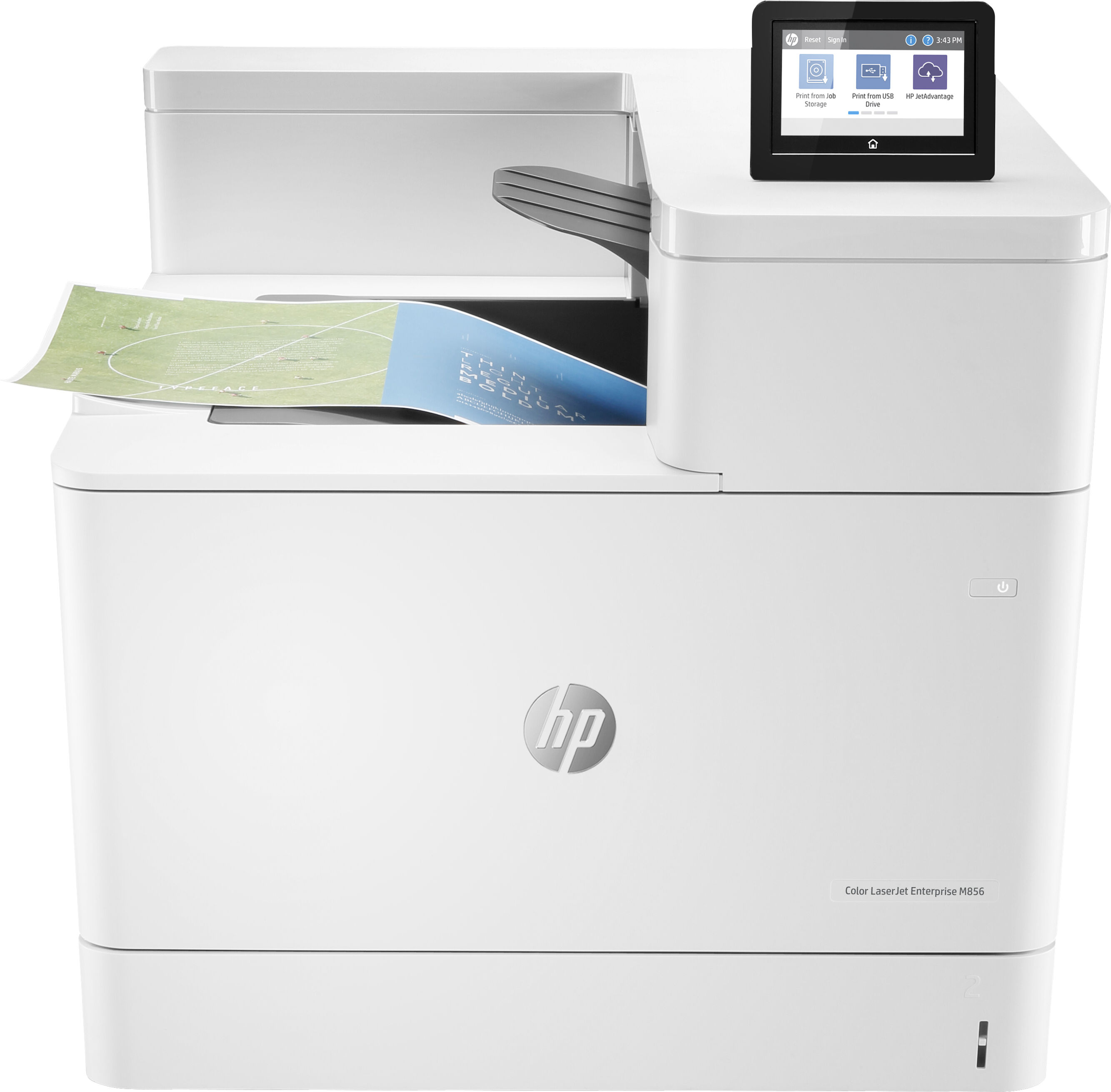 HP Stampante laser  Color LaserJet Enterprise M856dn, Stampa, Stampa fronte/retro [T3U51A#B19]