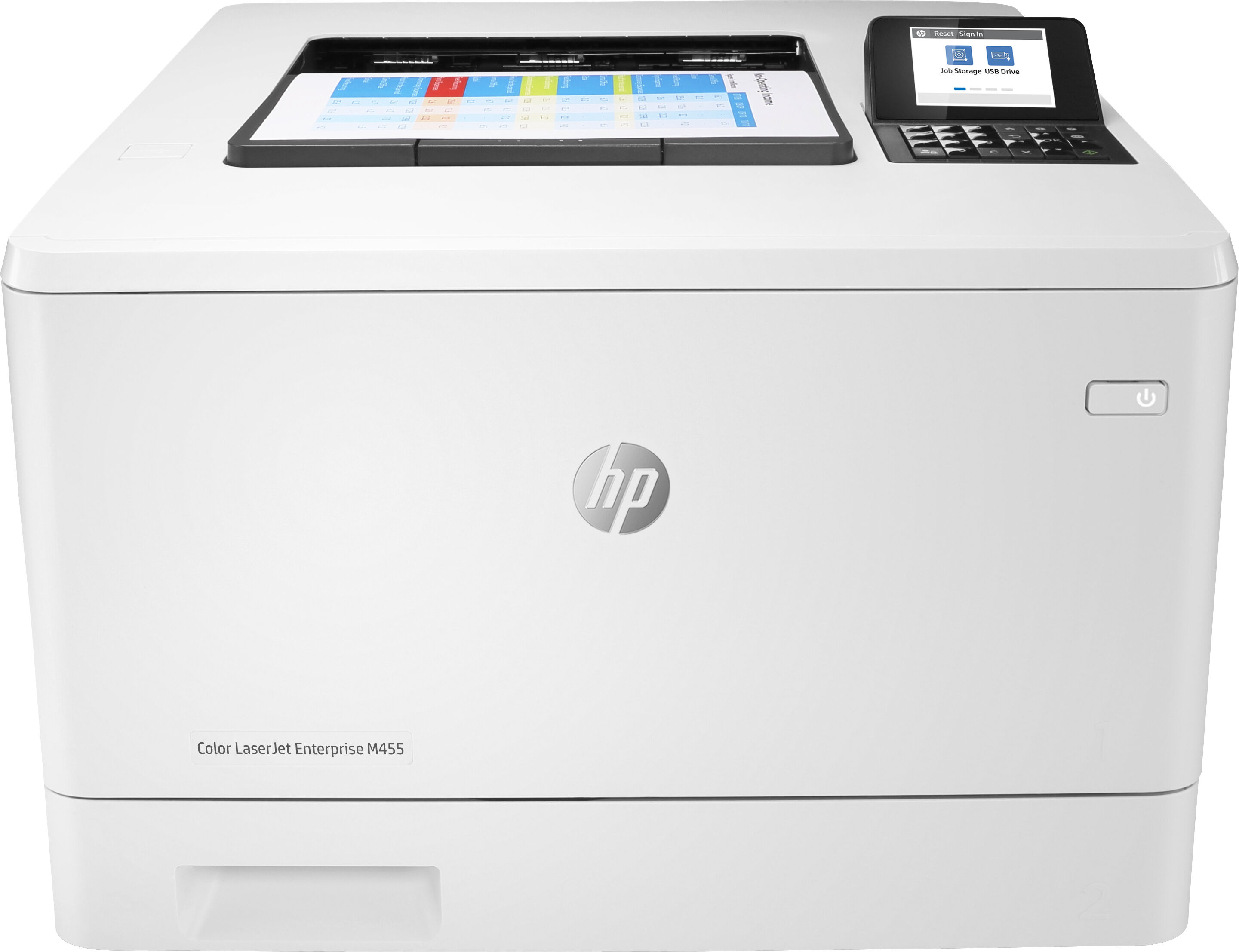 HP Stampante laser  Color LaserJet Enterprise M455dn, Colore, per Aziendale, Stampa, Compatta; Avanzate funzionalità di sicurezza; Efficienza energetica; Stampa fronte/retro [3PZ95A#B19]