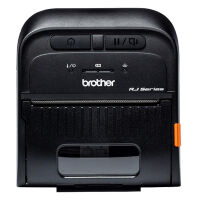 Brother RJ-3035B mobiele bonprinter zwart met bluetooth, zwart-wit