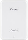 Canon Zoemini mobiele fotoprinter wit + 30 vel fotopapier, kleur