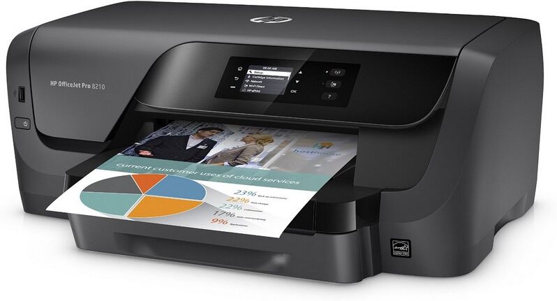 HP officejet pro 8210 impressora a cores wifi duplex