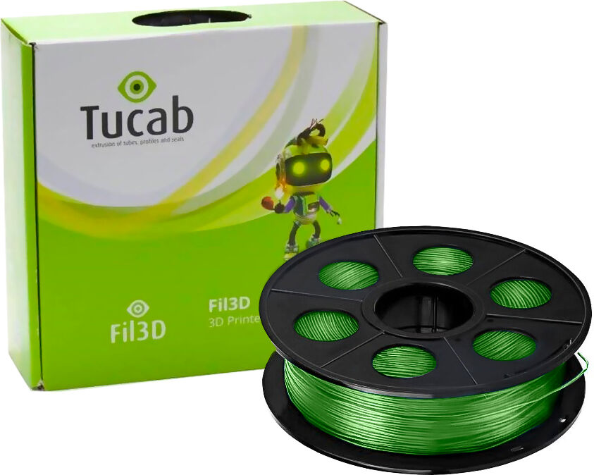 Tucab Filamento De Impressão 3d Em Pla 4032d 1,75mm 1kg (verde) - Tucab