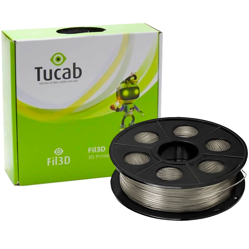Tucab Filamento De Impressão 3d Em Petg 1,75mm 1kg (branco Natural) - Tucab