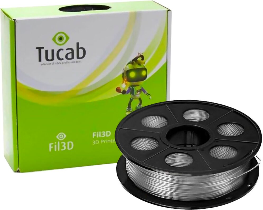 Tucab Filamento De Impressão 3d Flexível Em Eva 1,75mm 1kg (natural) - Tucab