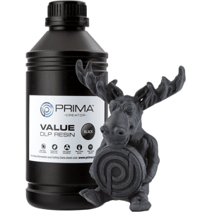 PrimaCreator Value UV / DLP Resin - 1000 ml - Black