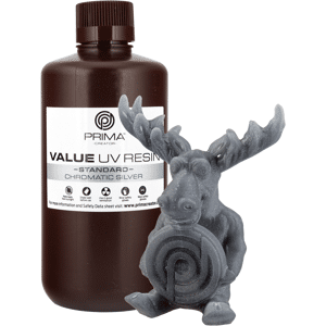 PrimaCreator Value UV / DLP Resin - 1000 ml - Chromatic Silver