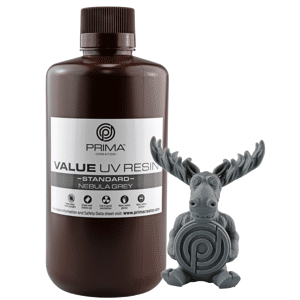 PrimaCreator Value UV / DLP Resin - 1000 ml - Nebula Grå