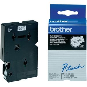 Brother TC tape 9mm black/white