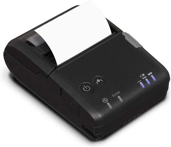 Mobil kvittoskrivare, Trådlös, Batteridriven, USB, Bluetooth, WiFi, NFC, Epson TM-P20