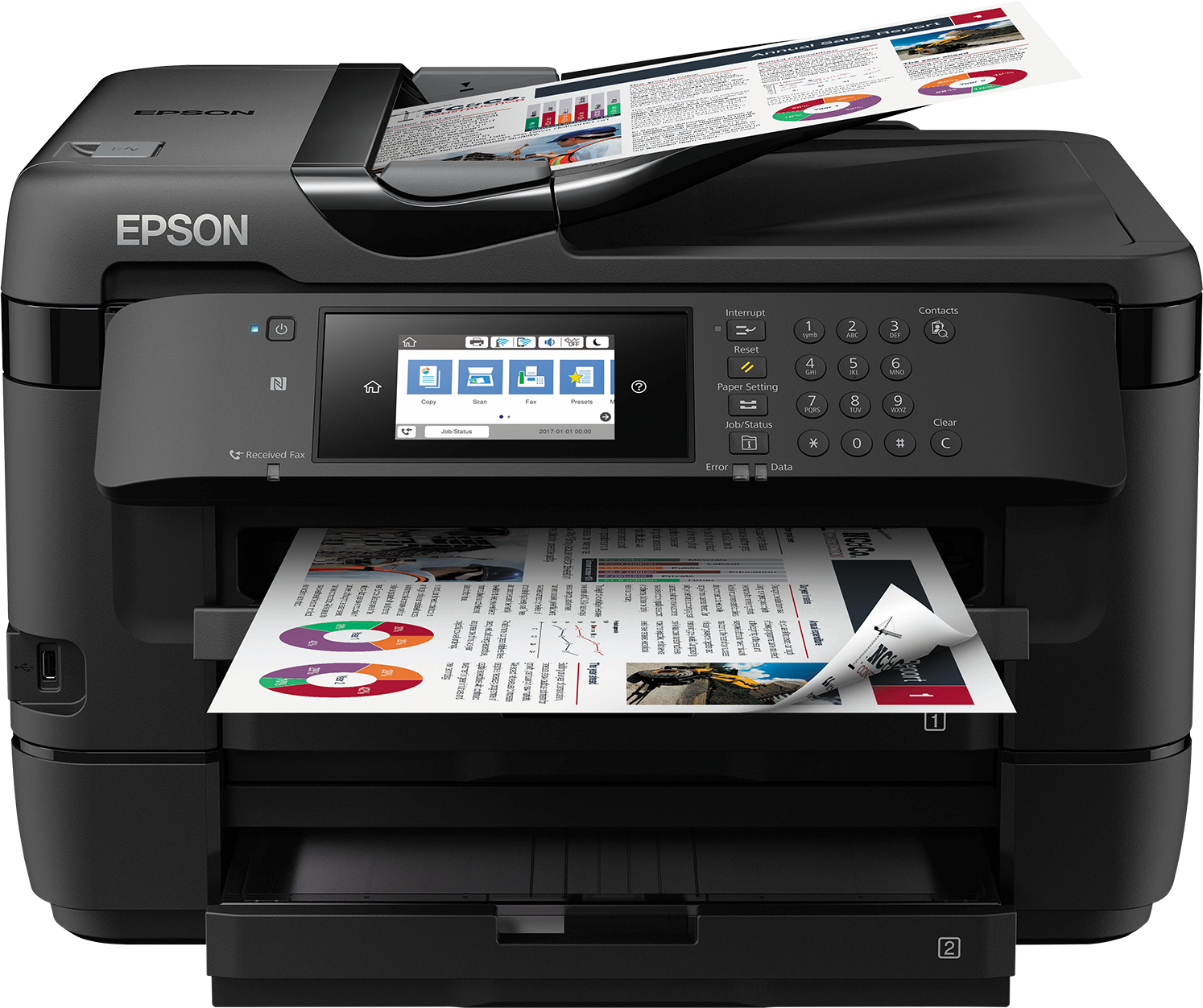 Epson WorkForce WF-7720DTWF A3-duplex  4-i-1